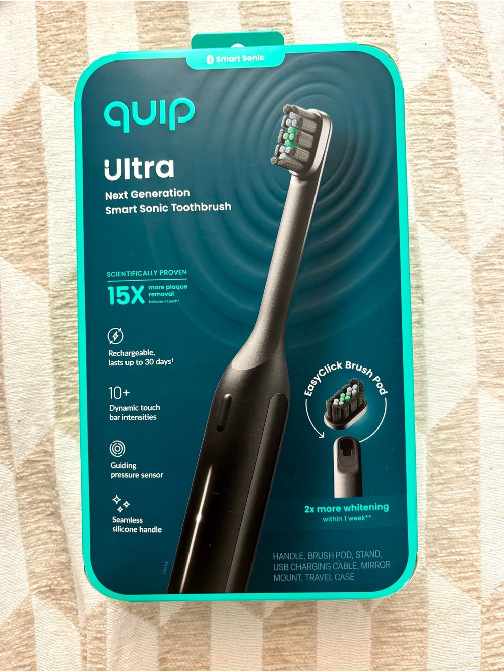 Ultra Smart Sonic Toothbrush - Black